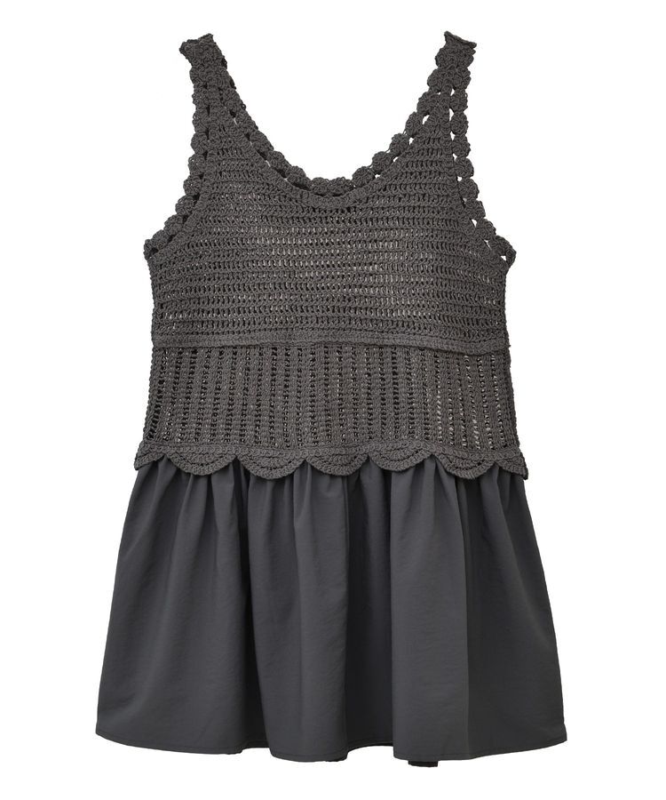 Green Parks「・SUGAR SPOON クロシェキリカエチュニック」|チュニック|