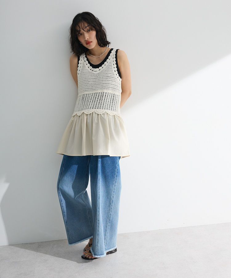 Green Parks「・SUGAR SPOON クロシェキリカエチュニック」|チュニック|