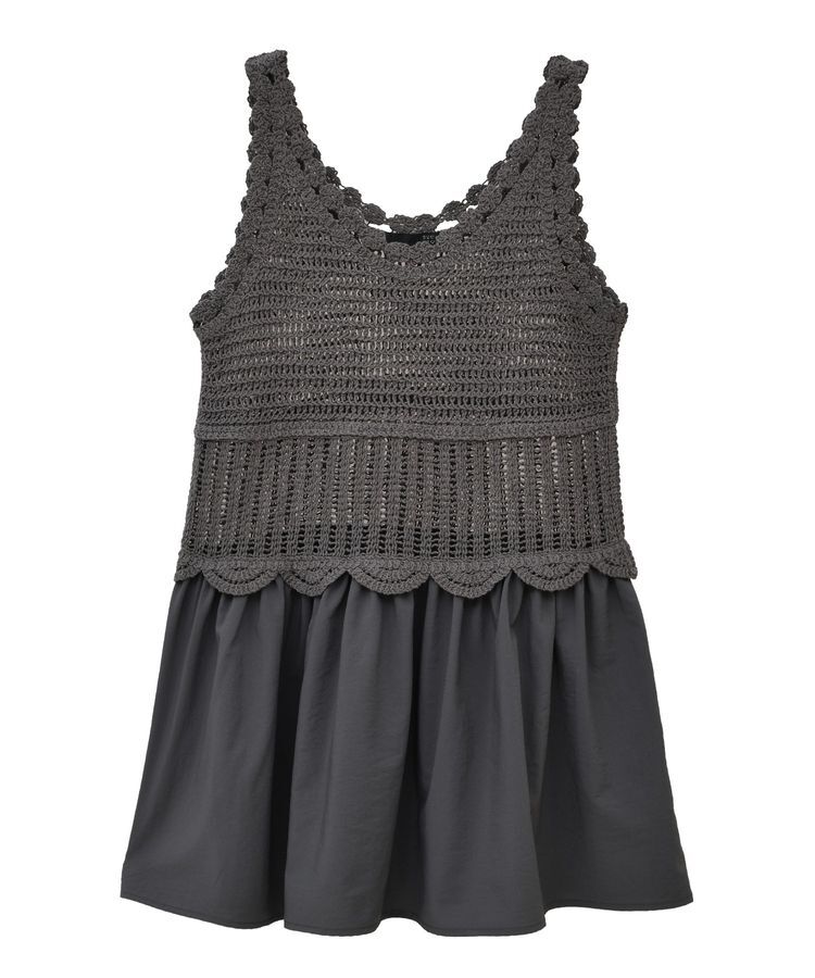 Green Parks「・SUGAR SPOON クロシェキリカエチュニック」|チュニック|