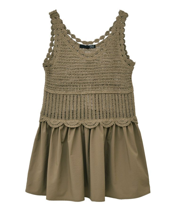 Green Parks「・SUGAR SPOON クロシェキリカエチュニック」|チュニック|