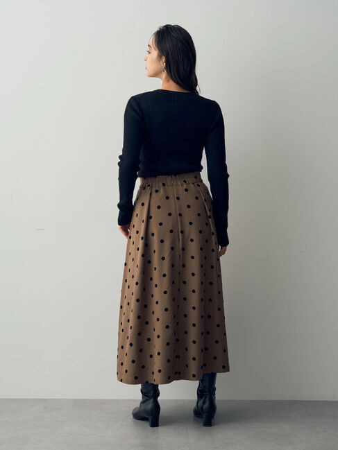 YECCA VECCA「クルーネックリブ編みニット」|ニット・セーター|