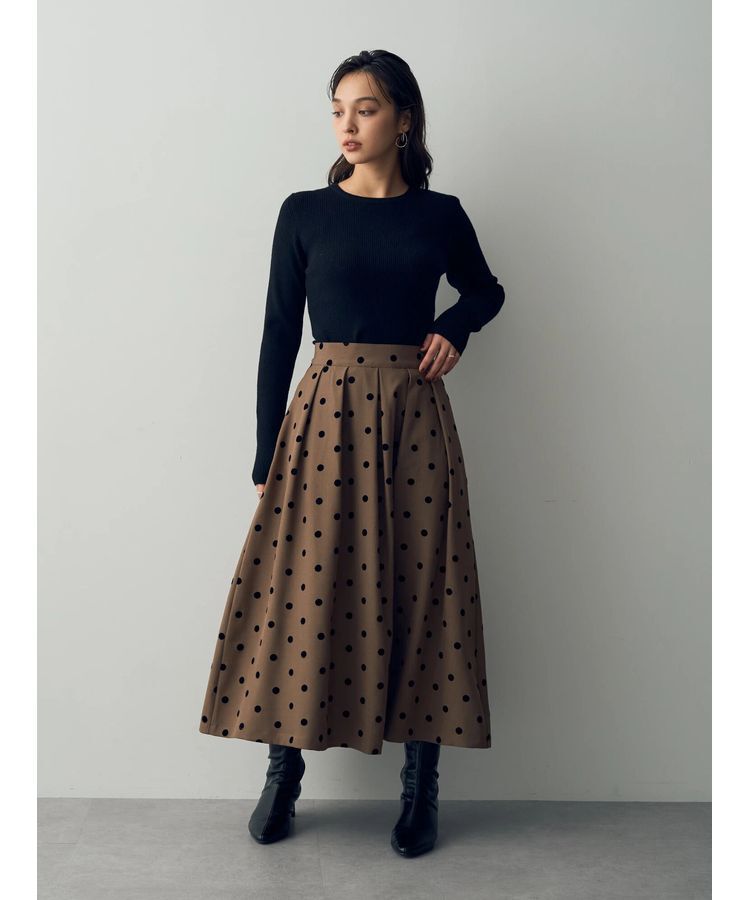 YECCA VECCA「クルーネックリブ編みニット」|ニット・セーター|