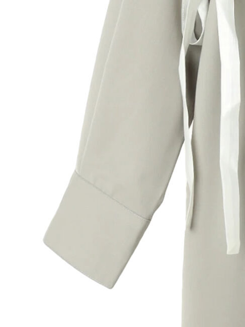 YECCA VECCA「レイヤード風シャツワンピース」|ワンピース|