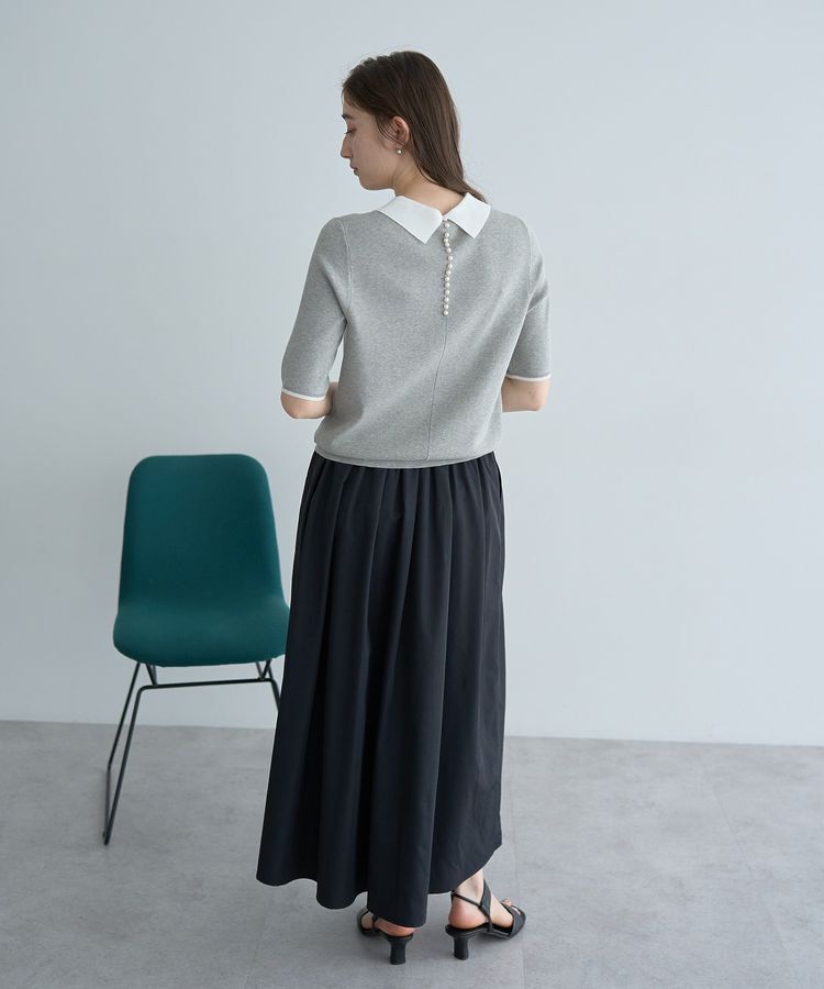 Editt by YECCA VECCA「タックボリュームロングスカート」|フレア|