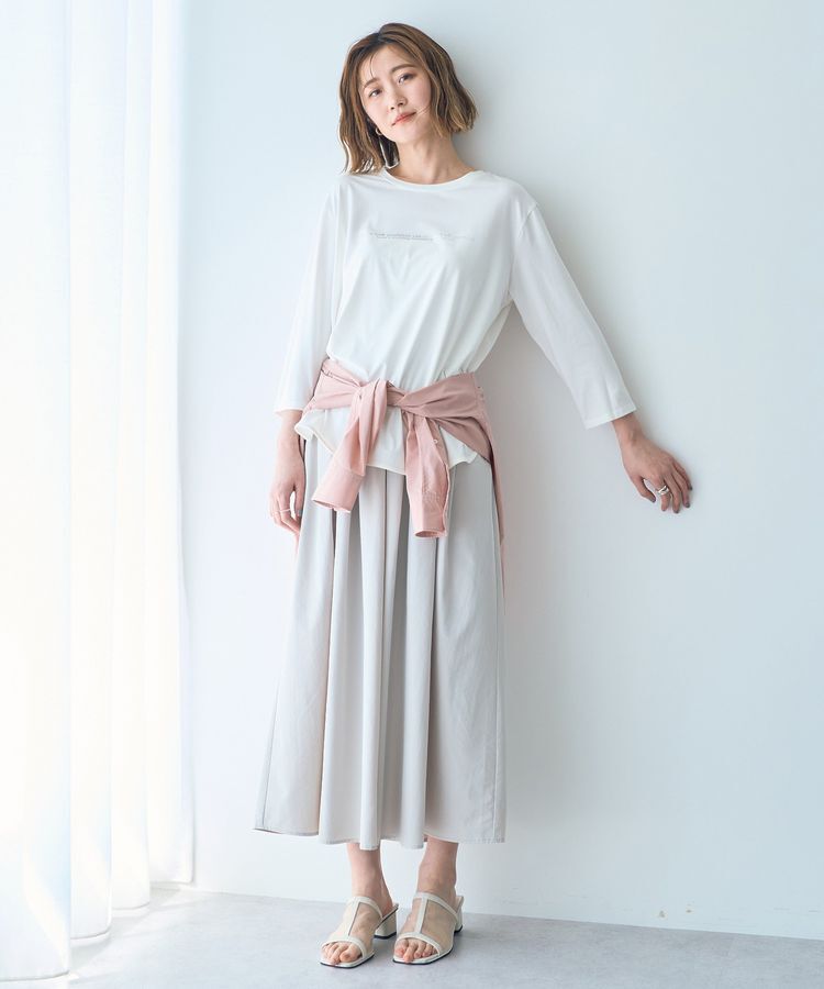 Editt by YECCA VECCA「タックボリュームロングスカート」|フレア|