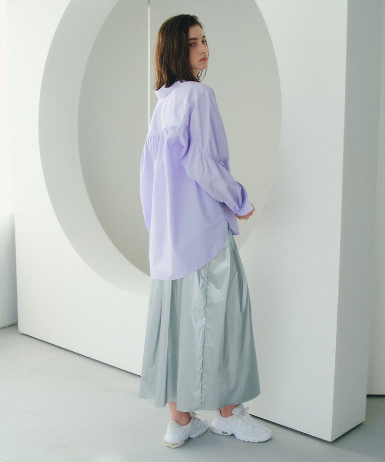 Editt by YECCA VECCA「タックボリュームロングスカート」|フレア|