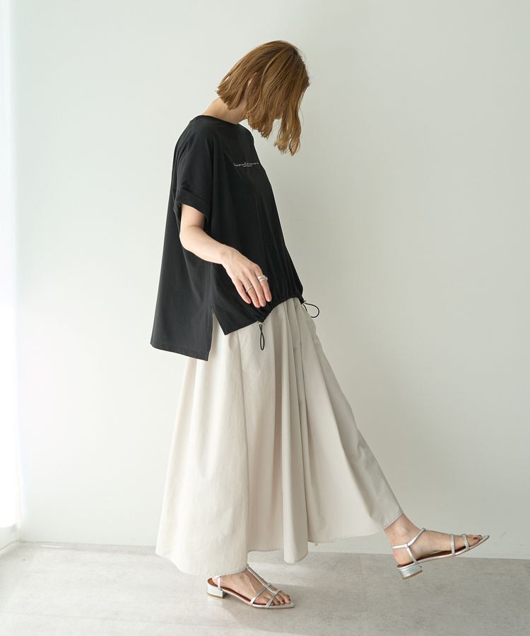 Editt by YECCA VECCA「タックボリュームロングスカート」|フレア|