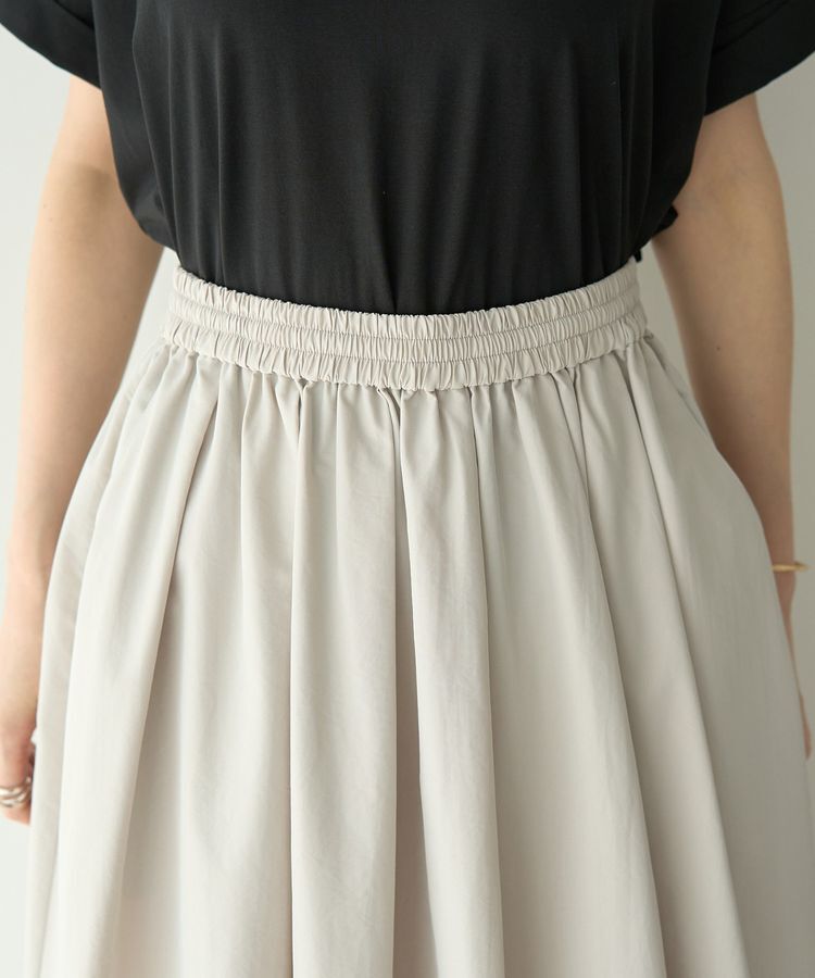 Editt by YECCA VECCA「タックボリュームロングスカート」|フレア|