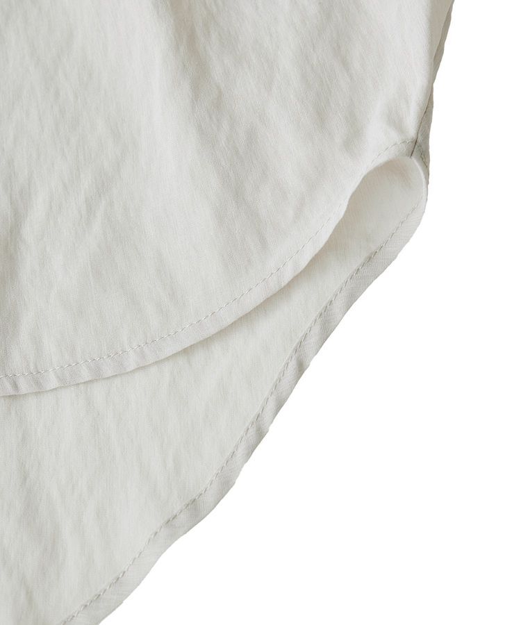 YECCA VECCA「ドライタッチシアーバックギャザーシャツ」|シャツ・ブラウス|