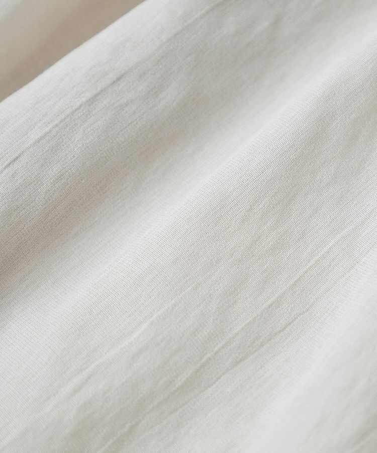 YECCA VECCA「ドライタッチシアーバックギャザーシャツ」|シャツ・ブラウス|