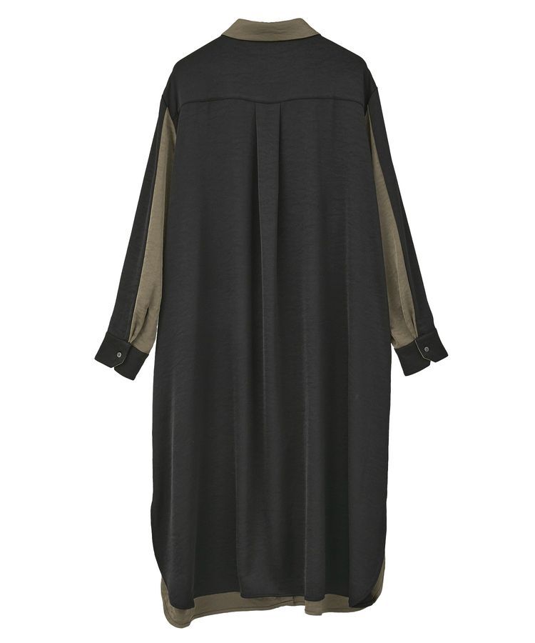 Editt by YECCA VECCA「ヴィンテージサテンシャツワンピース」|ワンピース|