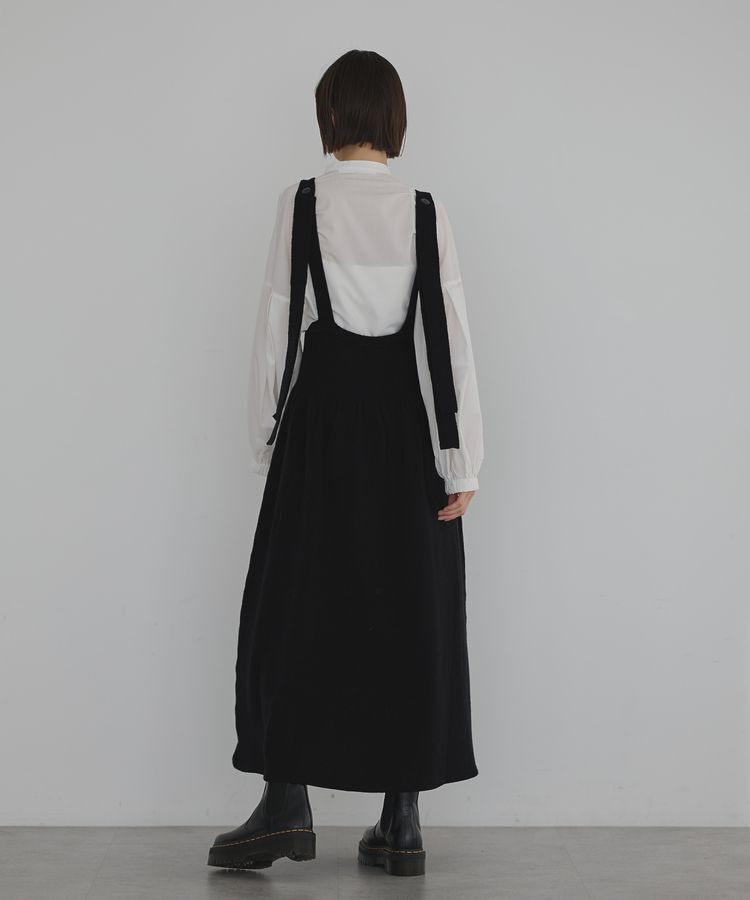 GARAGE OF GOOD CLOTHING「リブウエストジャンパースカート」|オールインワン|