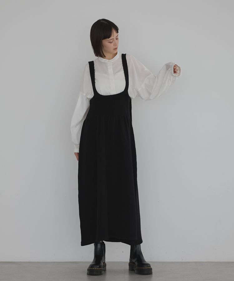 GARAGE OF GOOD CLOTHING「リブウエストジャンパースカート」|オールインワン|