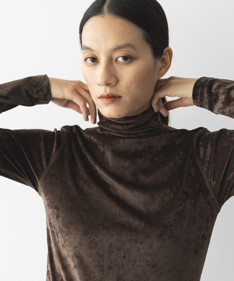 GARAGE OF GOOD CLOTHING「ベロアハイネックプルオーバー」|Tシャツ・カットソー|