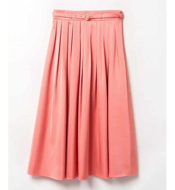 LOULOU WILLOUGHBY「【LOULOU WILLOUGHBY】ブライトツイルタックスカート」|スカート|