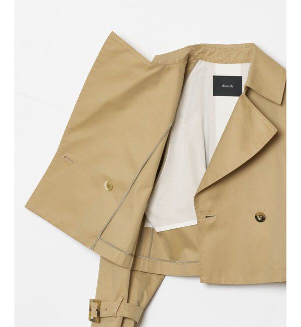 allureville「ショートトレンチコート」|トレンチコート|