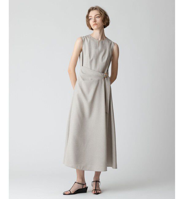 allureville「リネンライクオックスラップワンピース」|ワンピース|