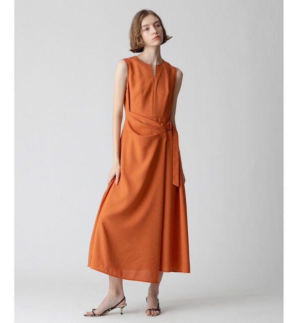 allureville「リネンライクオックスラップワンピース」|ワンピース|