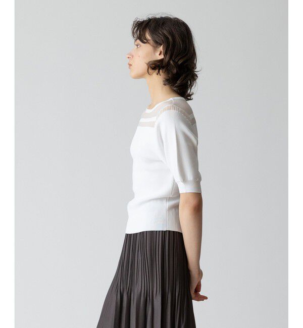 allureville「フィルミーデコルテプルオーバー」|ニット・セーター|