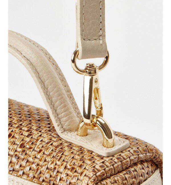 allureville「ラフィアコスメハンドバッグ」|ショルダー・メッセンジャー|