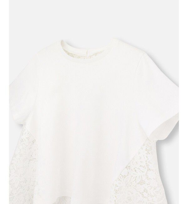 LOULOU WILLOUGHBY「◇ 【LOULOU WILLOUGHBY】レースドッキングプルオーバー」|Tシャツ・カットソー|