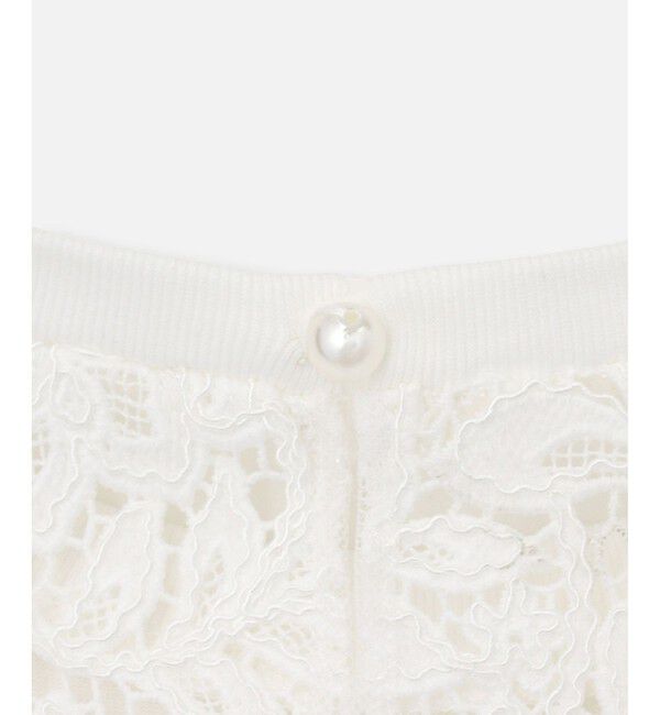 LOULOU WILLOUGHBY「◇ 【LOULOU WILLOUGHBY】レースドッキングプルオーバー」|Tシャツ・カットソー|