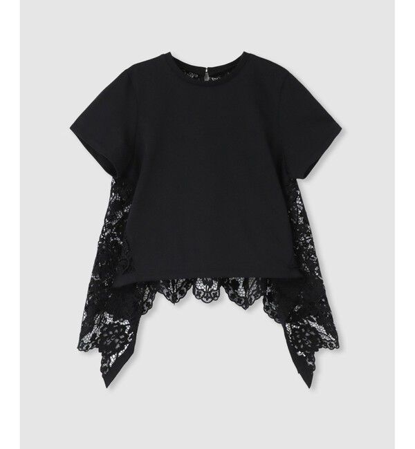 LOULOU WILLOUGHBY「◇ 【LOULOU WILLOUGHBY】レースドッキングプルオーバー」|Tシャツ・カットソー|