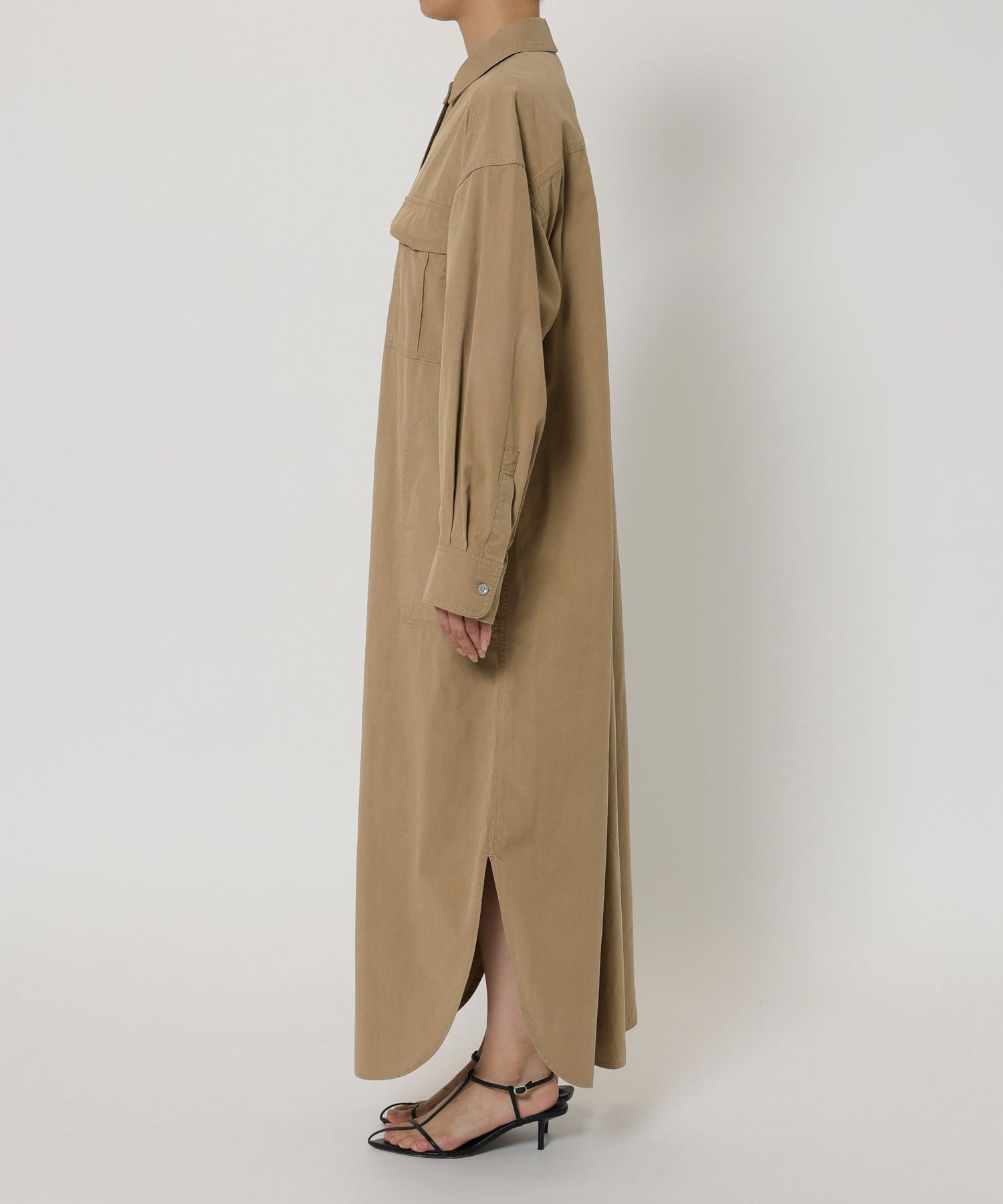 BABYLONE「ワークシャツワンピース」|ワンピース|