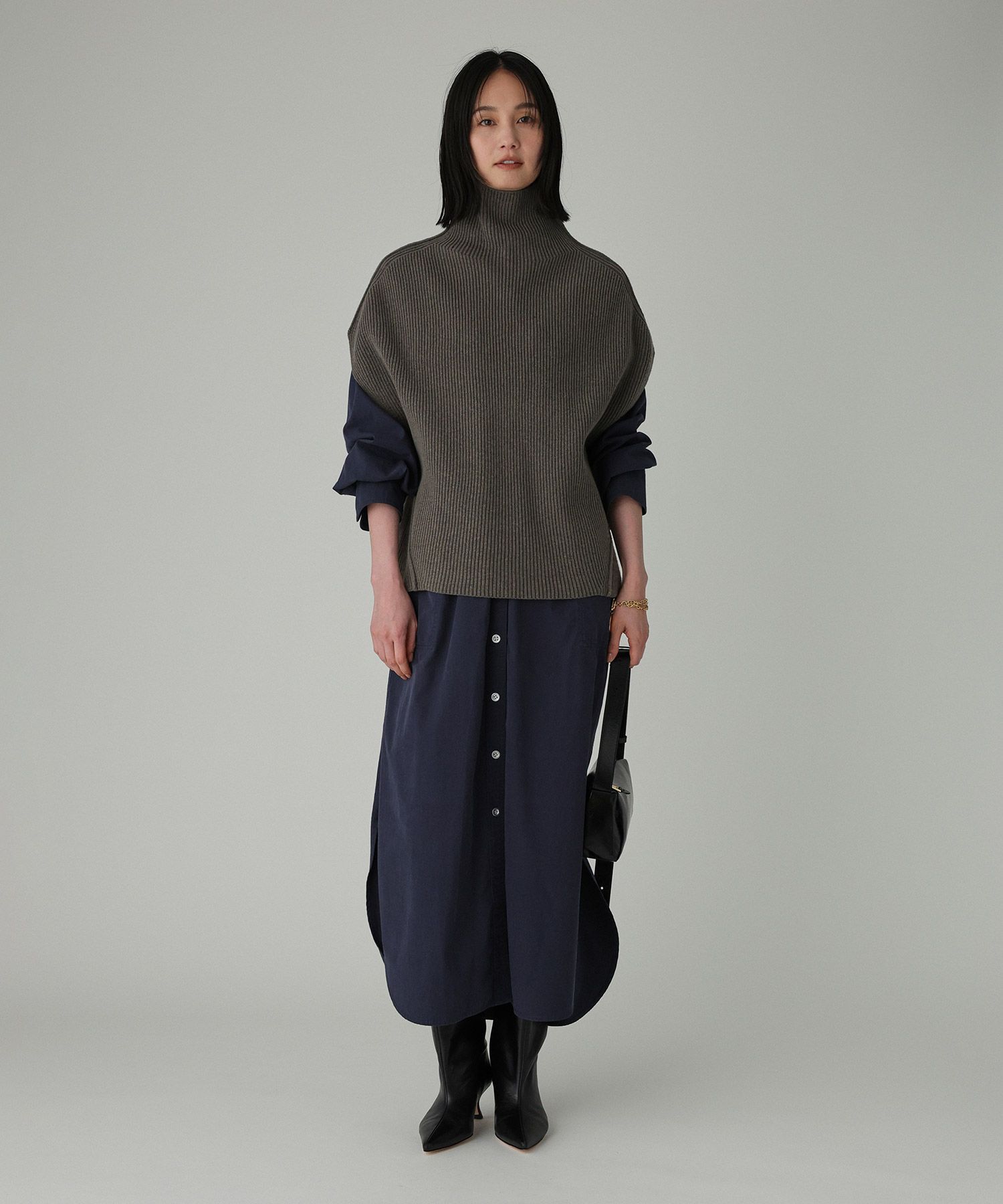 BABYLONE「ワークシャツワンピース」|ワンピース|