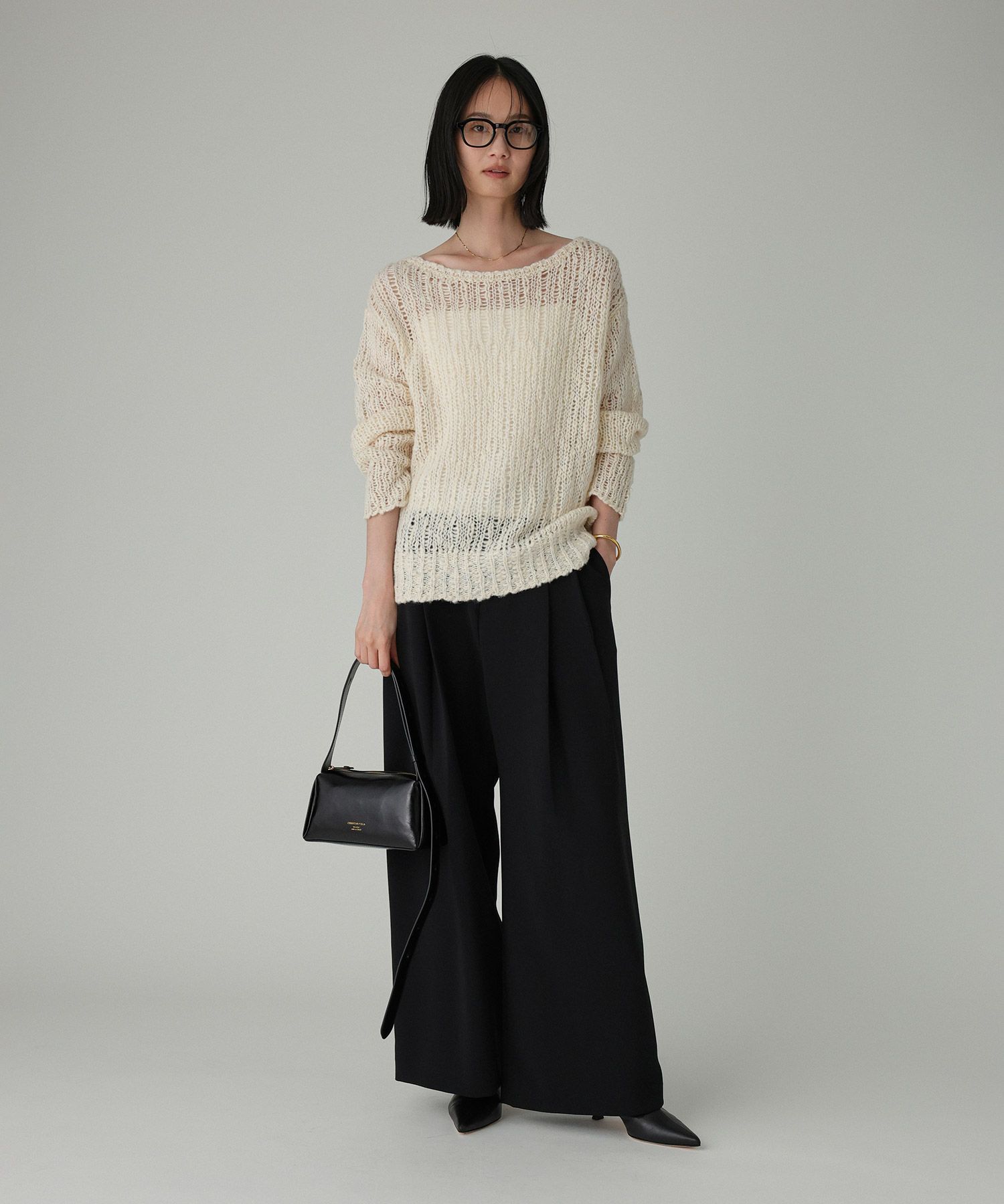 BABYLONE「【多機能素材】ダブルクロス2タックワイドパンツ」|その他|