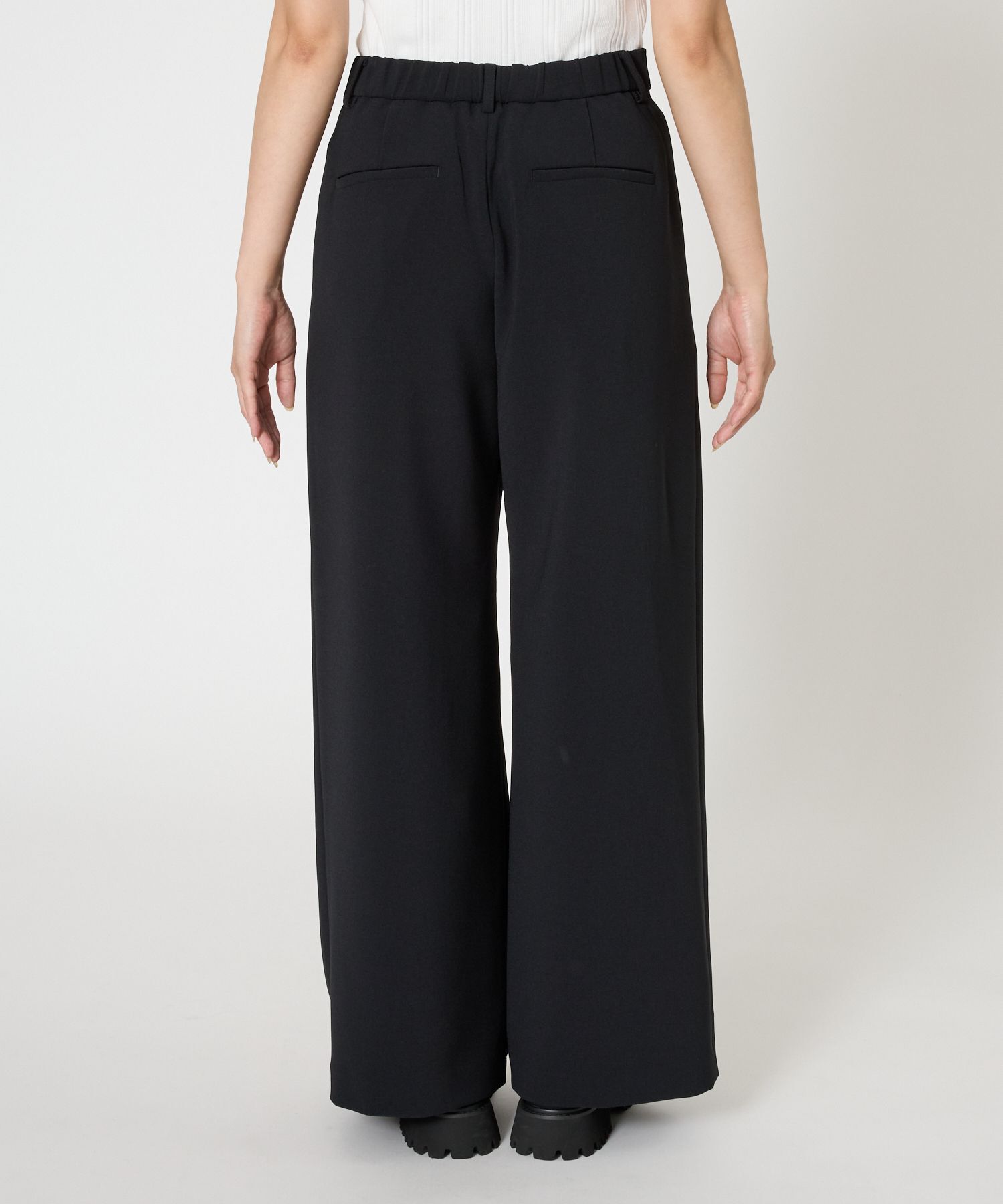 BABYLONE「【多機能素材】ダブルクロス2タックワイドパンツ」|その他|