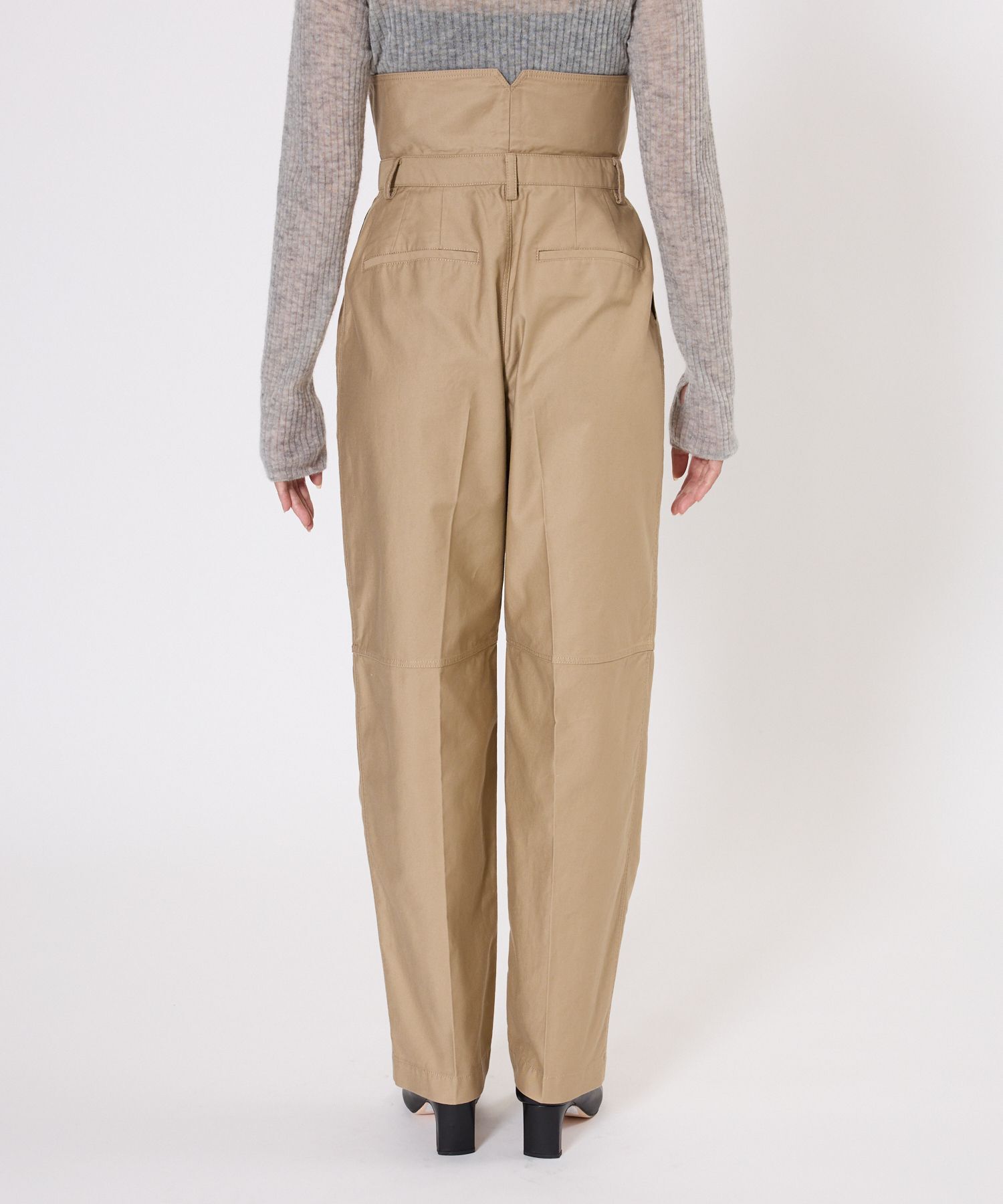 BABYLONE「【柳橋唯さんコラボアイテム】ハイウエスト2WAYチノ」|チノ|