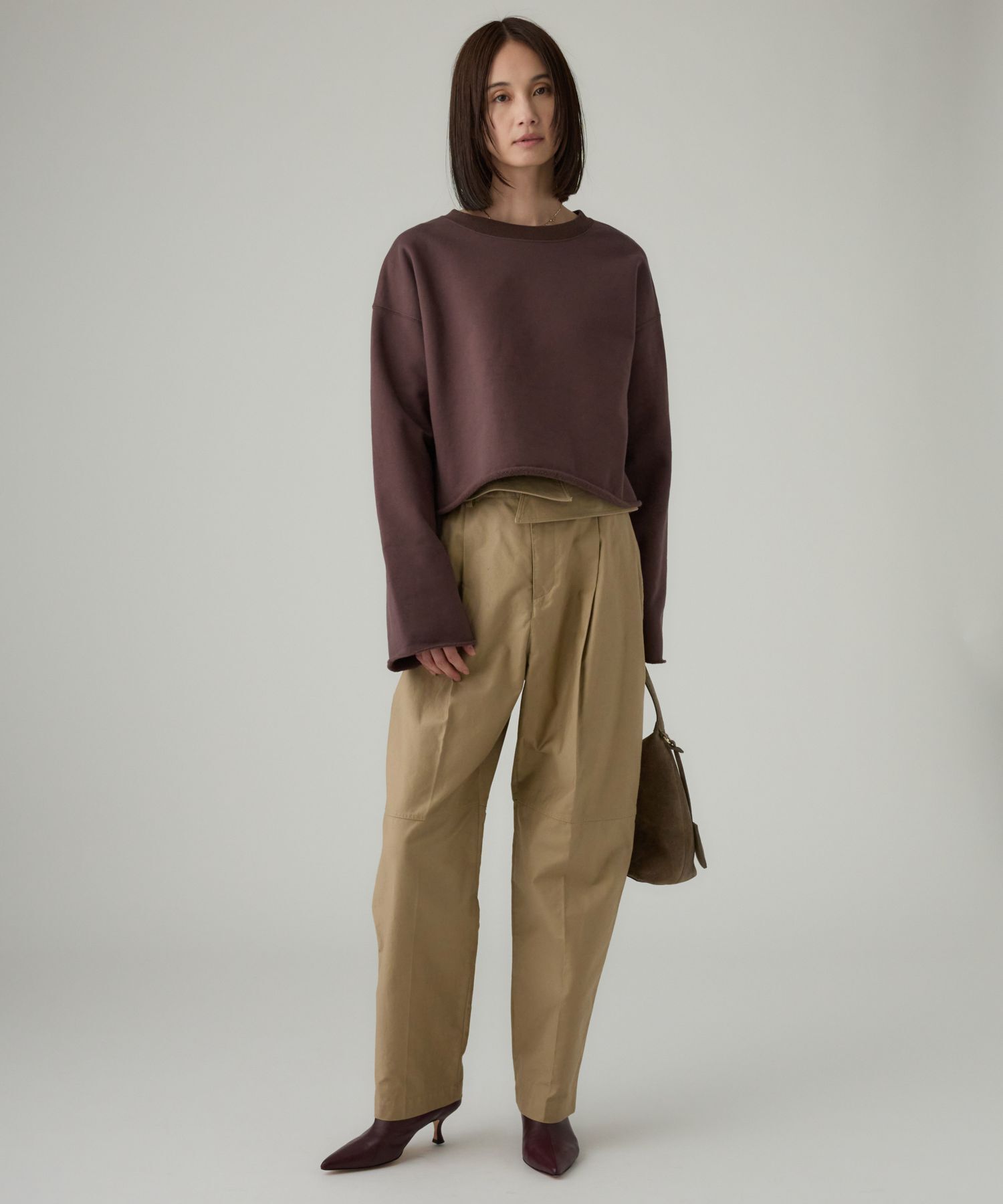 BABYLONE「【柳橋唯さんコラボアイテム】ハイウエスト2WAYチノ」|チノ|