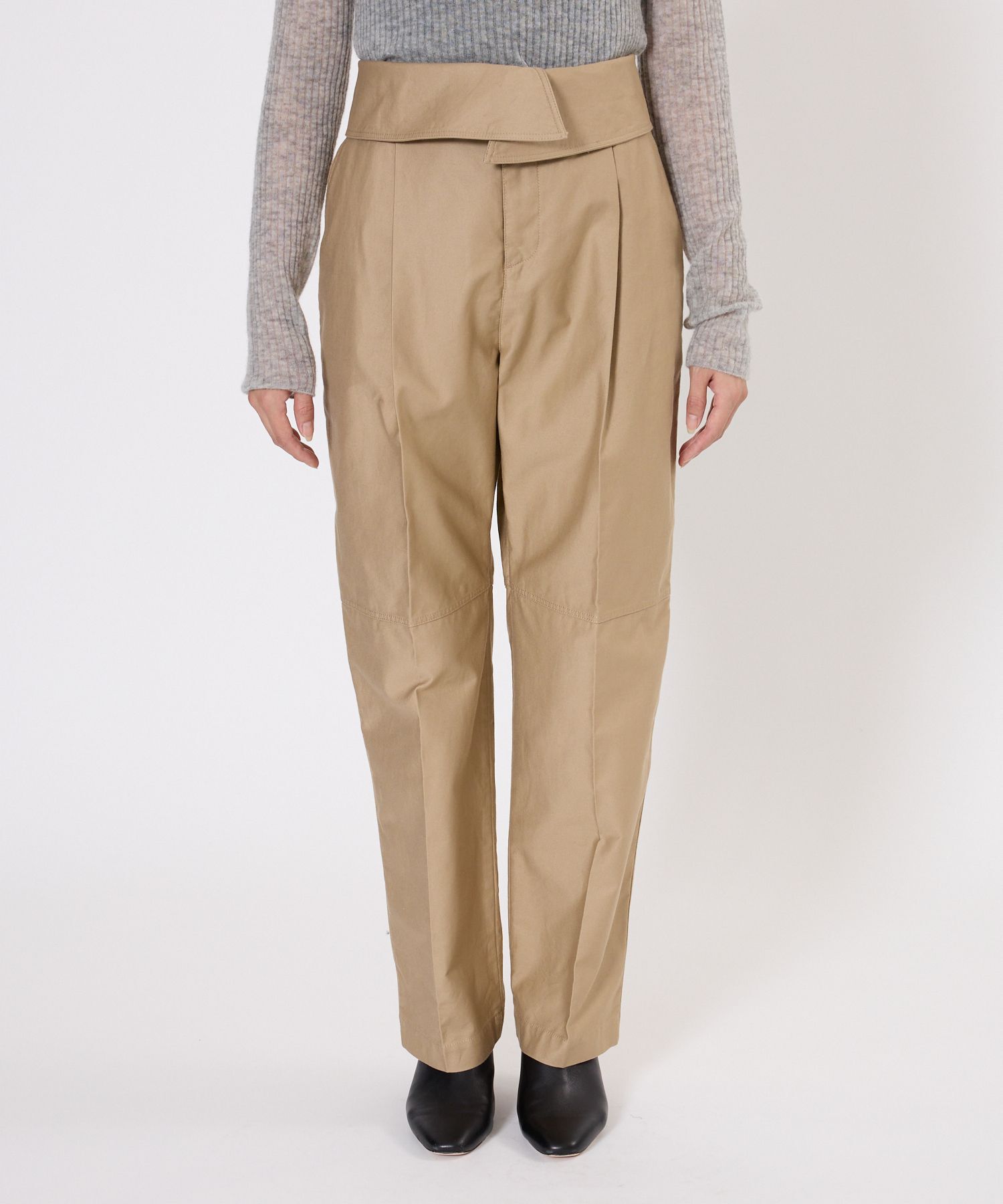 BABYLONE「【柳橋唯さんコラボアイテム】ハイウエスト2WAYチノ」|チノ|