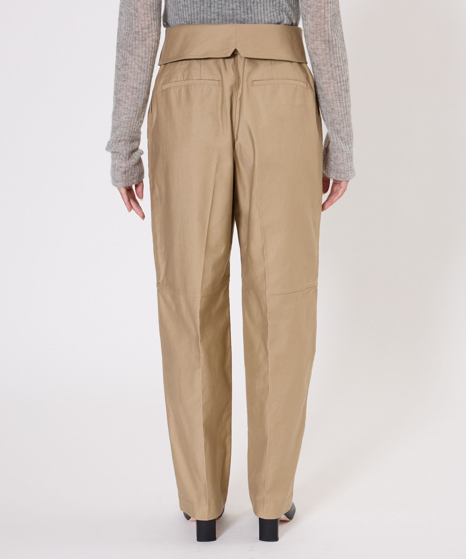 BABYLONE「【柳橋唯さんコラボアイテム】ハイウエスト2WAYチノ」|チノ|