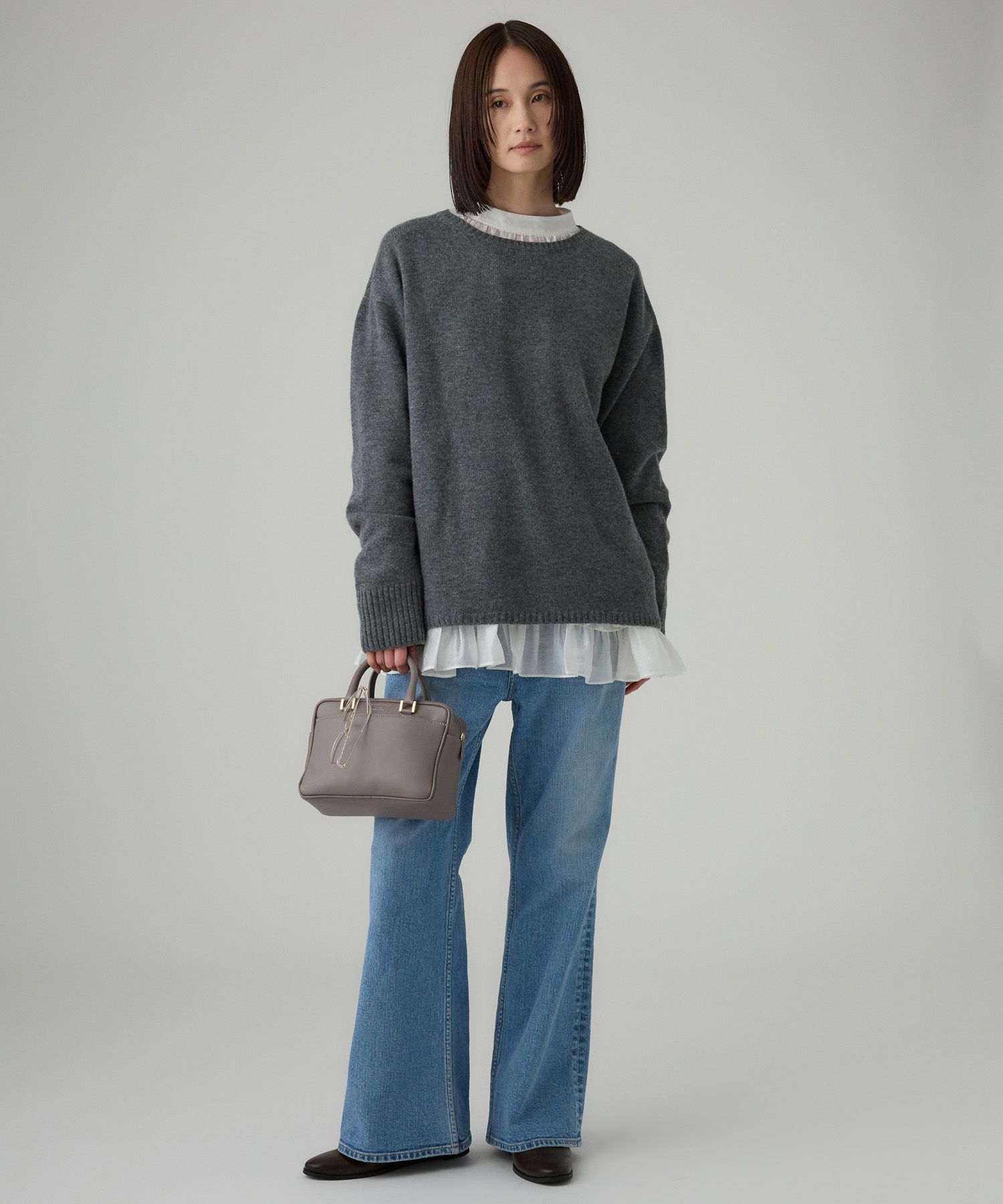 BABYLONE「シアーフリルブラウス」|シャツ・ブラウス|