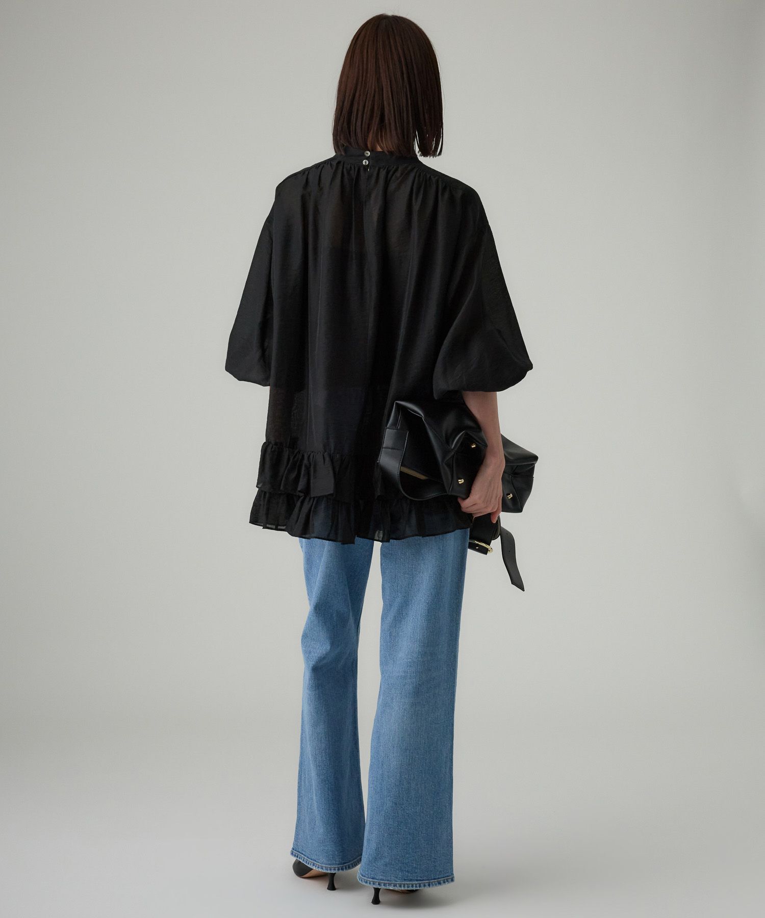 BABYLONE「シアーフリルブラウス」|シャツ・ブラウス|