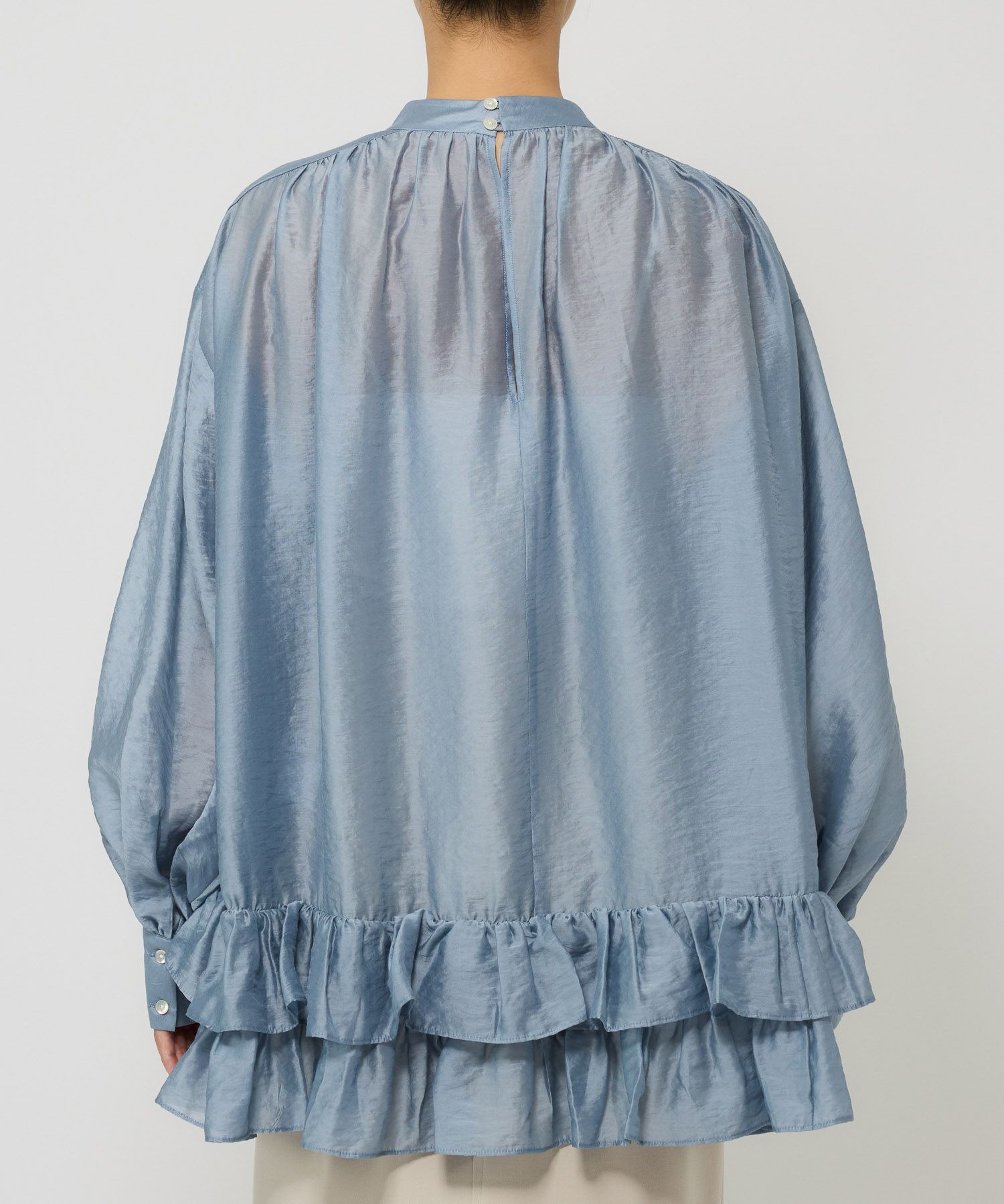 BABYLONE「シアーフリルブラウス」|シャツ・ブラウス|