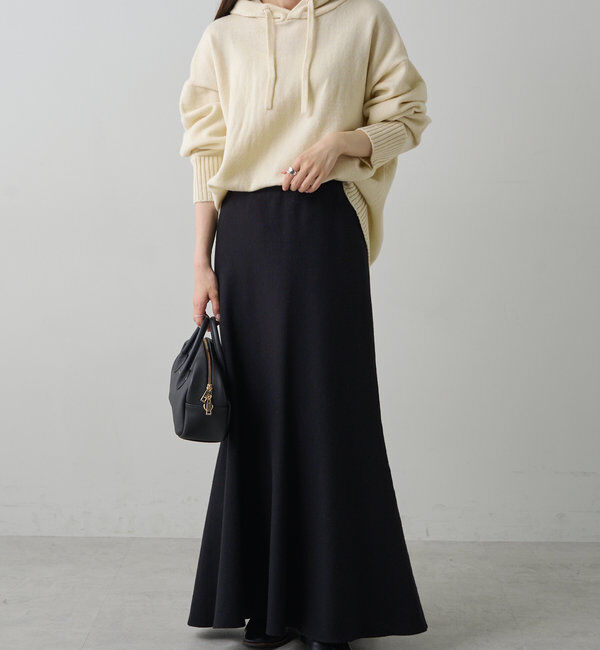  「【手洗いOK】ハンドウォッシャブルニットパーカー」|ニット・セーター|