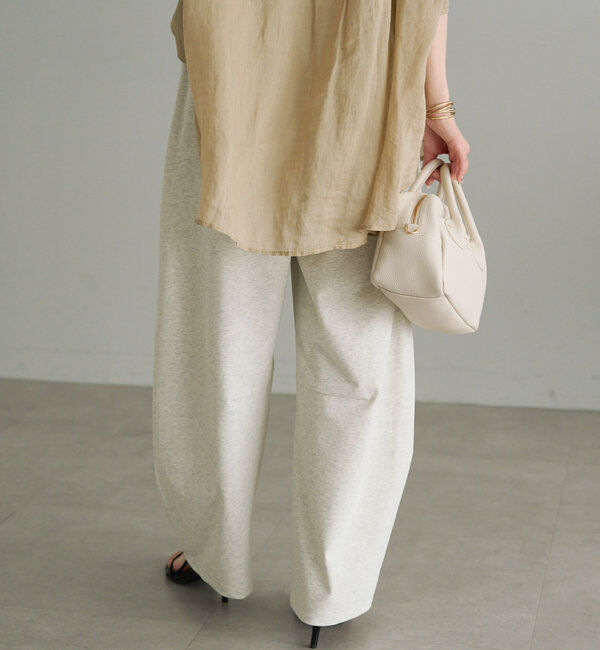  「【接触冷感+抗菌】カーブシルエットカットソーパンツ」|その他|