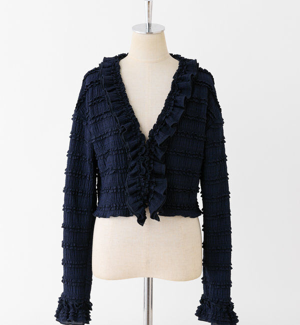  「フリルレースカーデ」|プルオーバー|