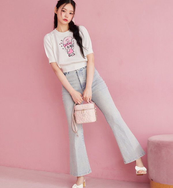  「【Esther Bunny コラボ】リボンキルティングバニティバッグ」|ショルダー・メッセンジャー|