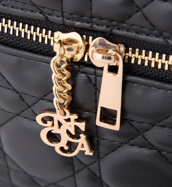  「WEB限定/チャーム付きキルティングバニティバッグ」|ショルダー・メッセンジャー|