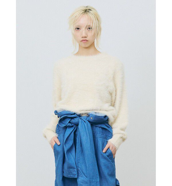 MARMARMAR「MARMARMAR シャギーニットプルオーバー」|ニット・セーター|