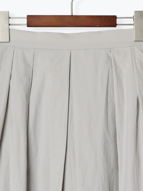 Te chichi「ナイロンタフタタックフレアスカート」|スカート|