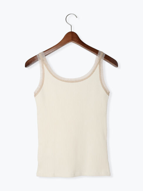 Te chichi「2WAYチュールショルダータンクトップ」|Tシャツ・カットソー|