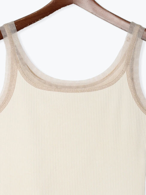 Te chichi「2WAYチュールショルダータンクトップ」|Tシャツ・カットソー|