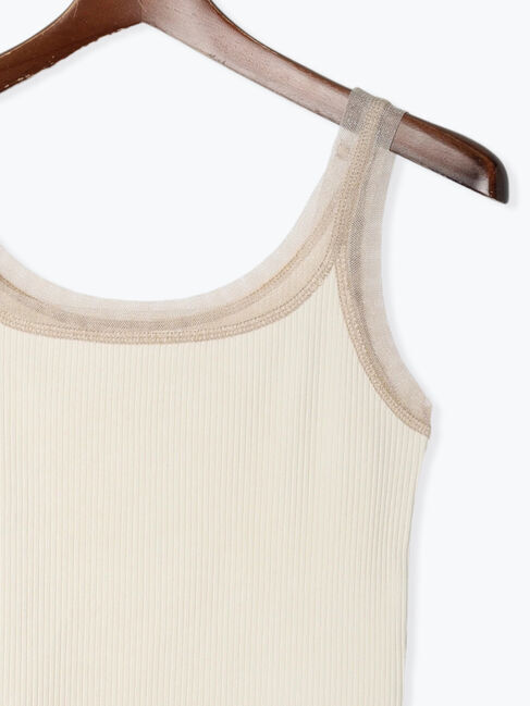 Te chichi「2WAYチュールショルダータンクトップ」|Tシャツ・カットソー|