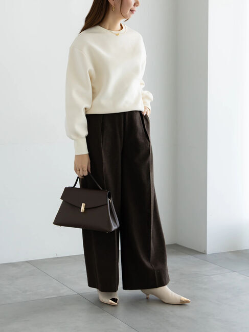 Te chichi「【宮本茉由着用】ツイードワイドパンツ」|その他|