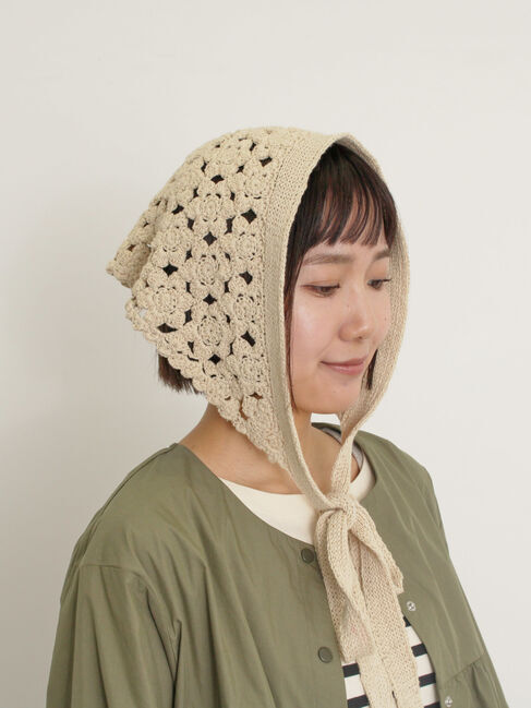 Samansa Mos2「モチーフニットバブーシュカ」|その他|